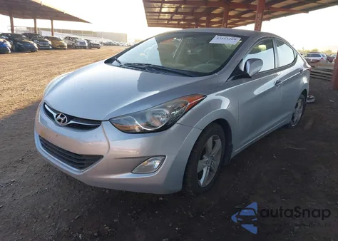 2012 Hyundai Elantra Gls (Ulsan Plant) из США, поврежденный, VIN KMHDH4AE1CU471515